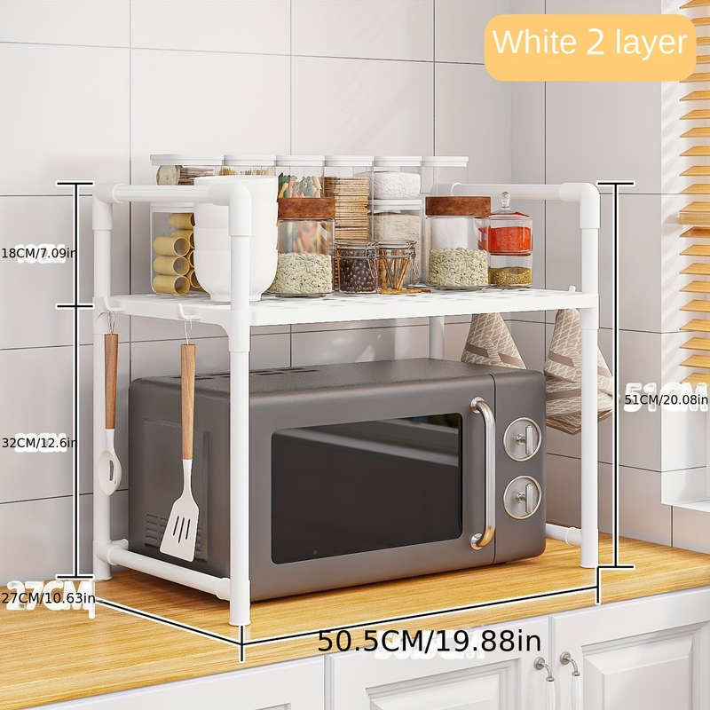 Sturdy Metal Kitchen Microwave Stand