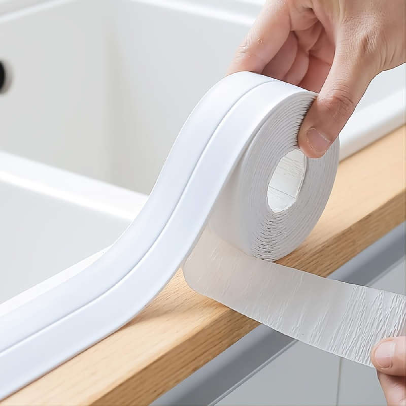 1 roll 1 meter waterproof white self