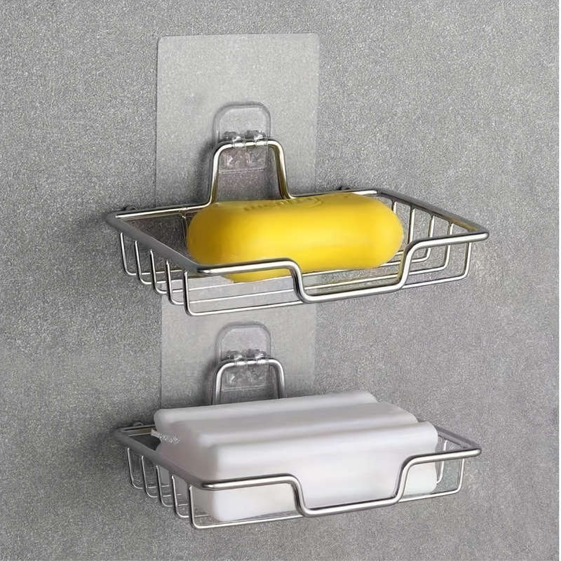 Easy-Install Stainless Steel Soap Dish