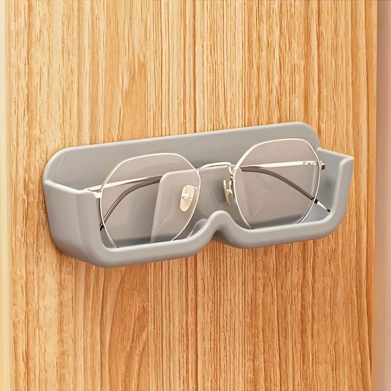 1pc Adhesive Wall-Mounted Bathroom Storage Shelf For