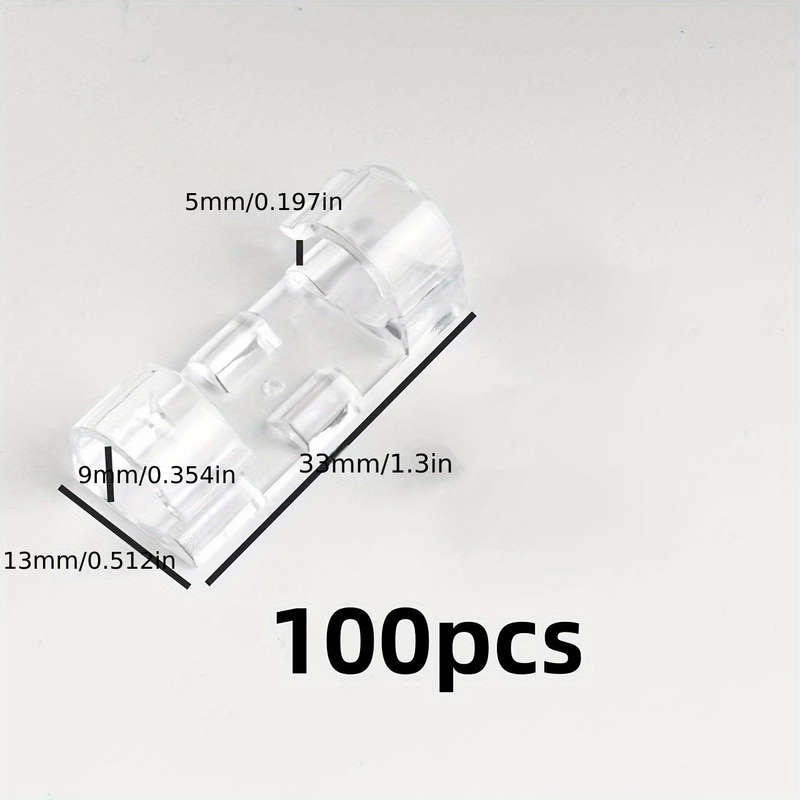100pcs Adhesive Cable Clamps