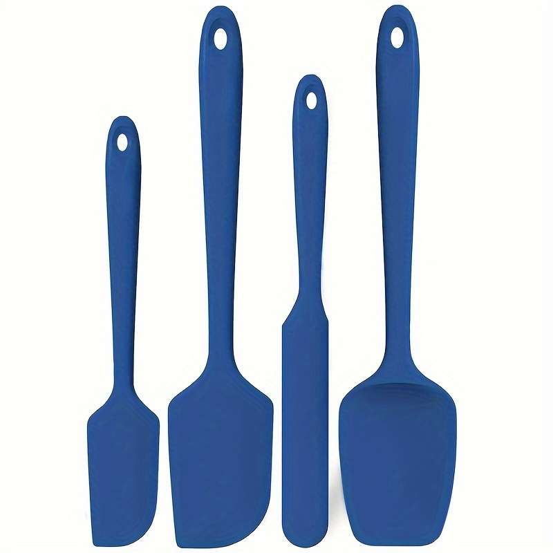 4pcs Heat Resistant Silicone Spatula Set