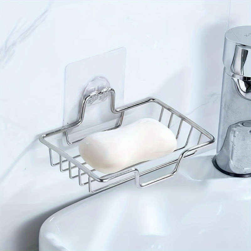 Easy-Install Stainless Steel Soap Dish