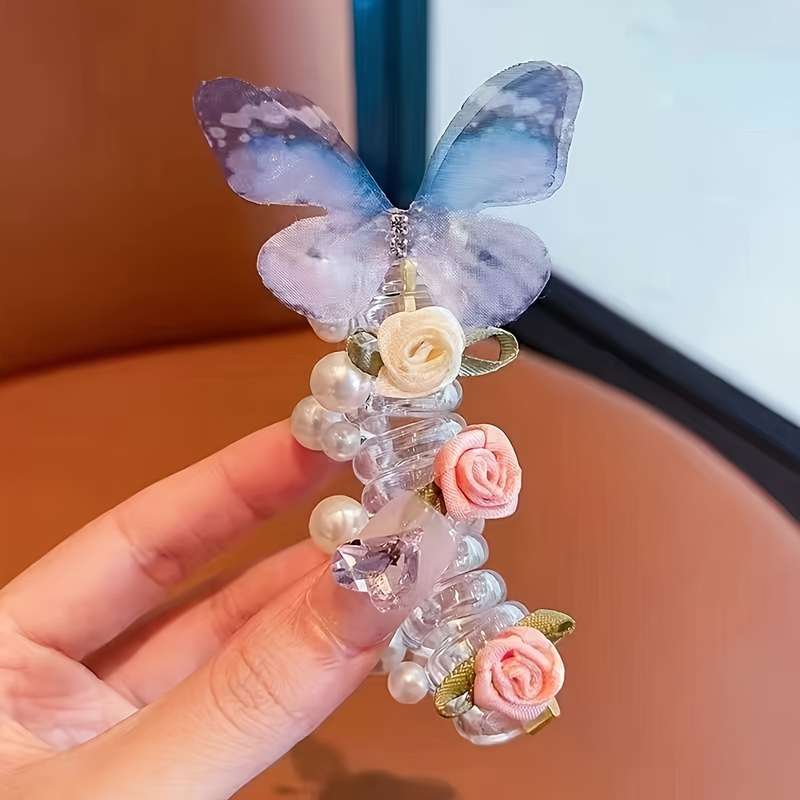 Chic Butterfly Spiral Hair Tie