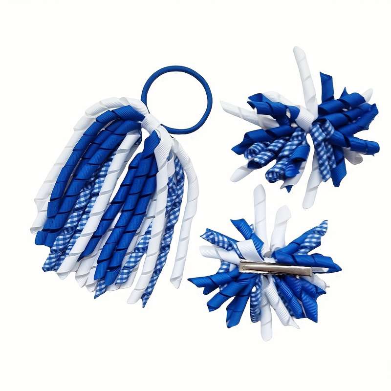 Twist Ribbon Decorative Hair Loops Elastic Ponytail Holder Hair