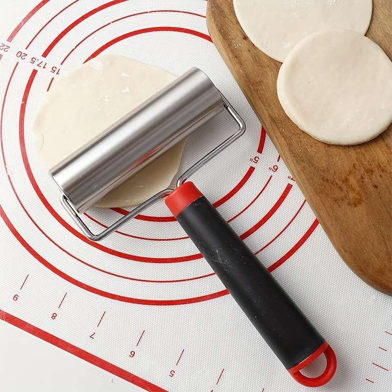 Stainless Steel T-Shaped Pastry Roller