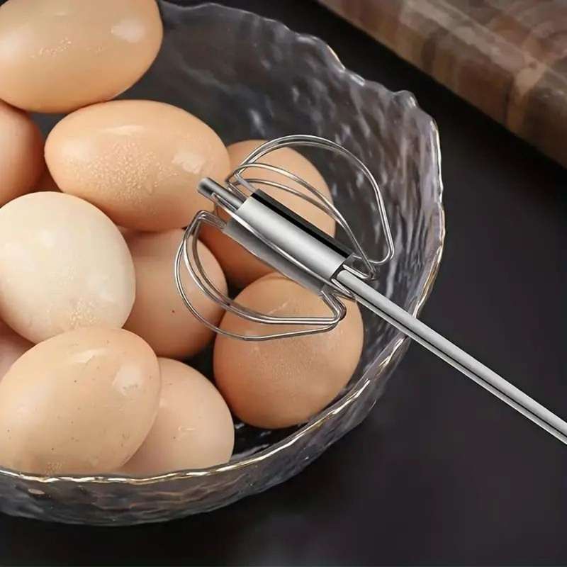 Stainless Steel Manual Hand-Held Mixer For Cream