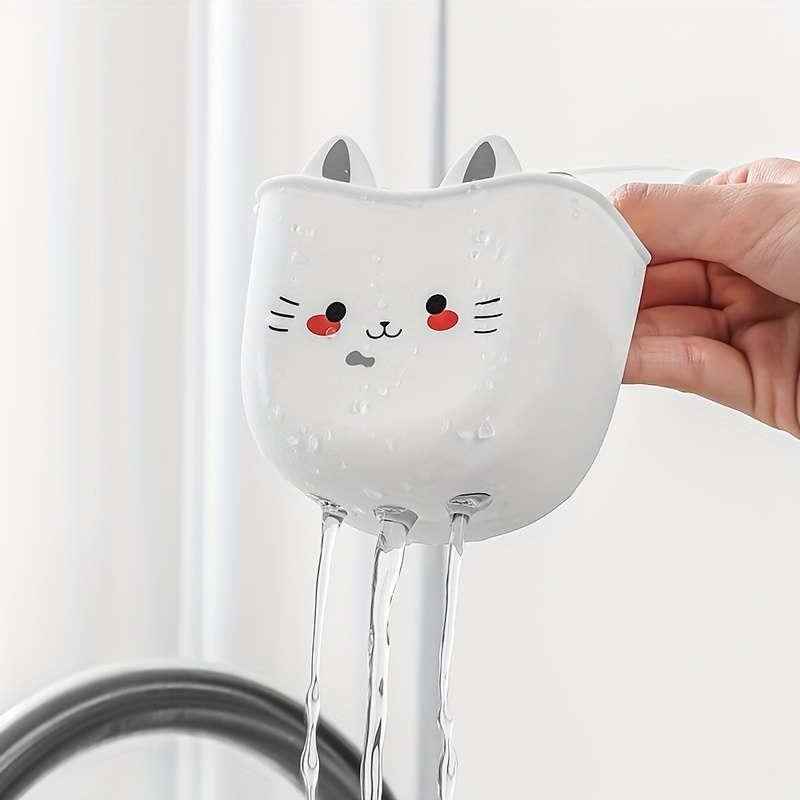 Cute Cat Silicone Faucet Basket