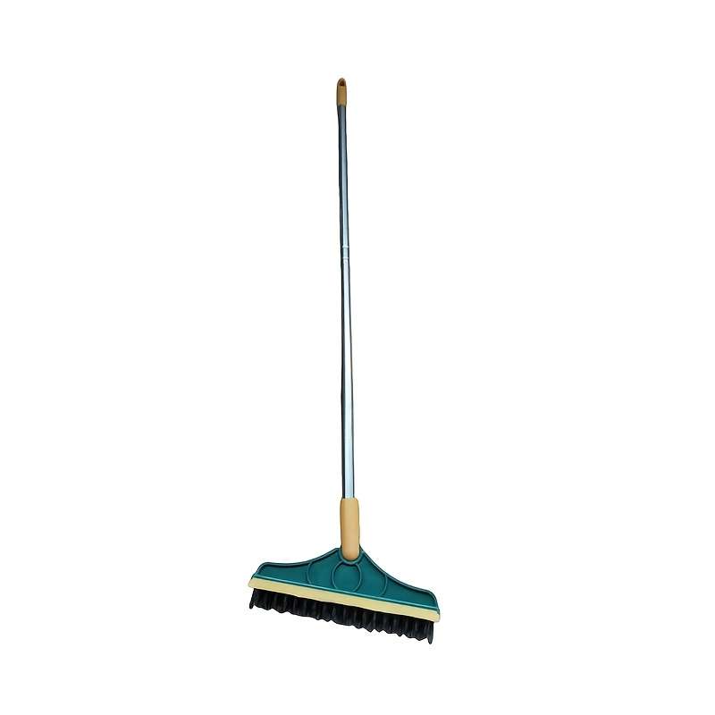 1pc Adjustable Long Handle Cleaning Brush with Angled Bristles
