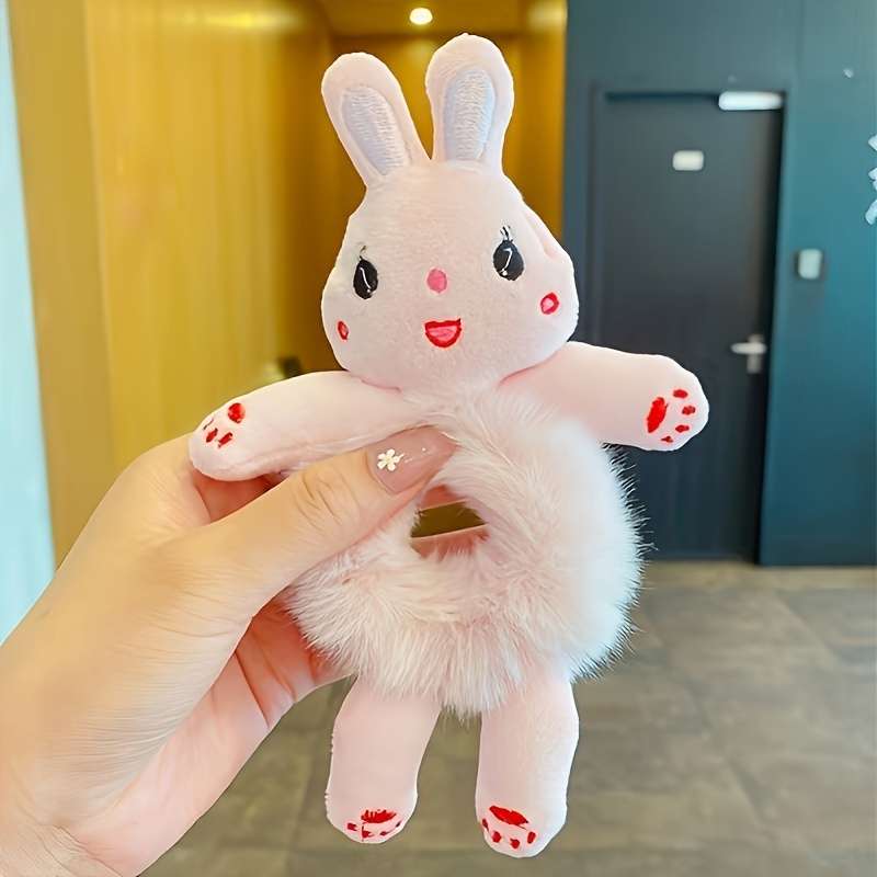 Cute Cartoon Animal Plush Hair Tie