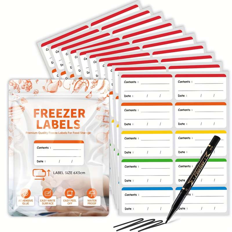 100pcs Colorful Removable Freezer
