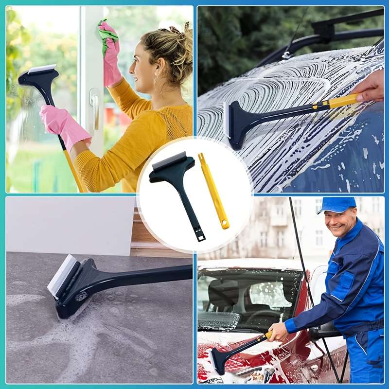 Cleaning Brush And Glass Wiper