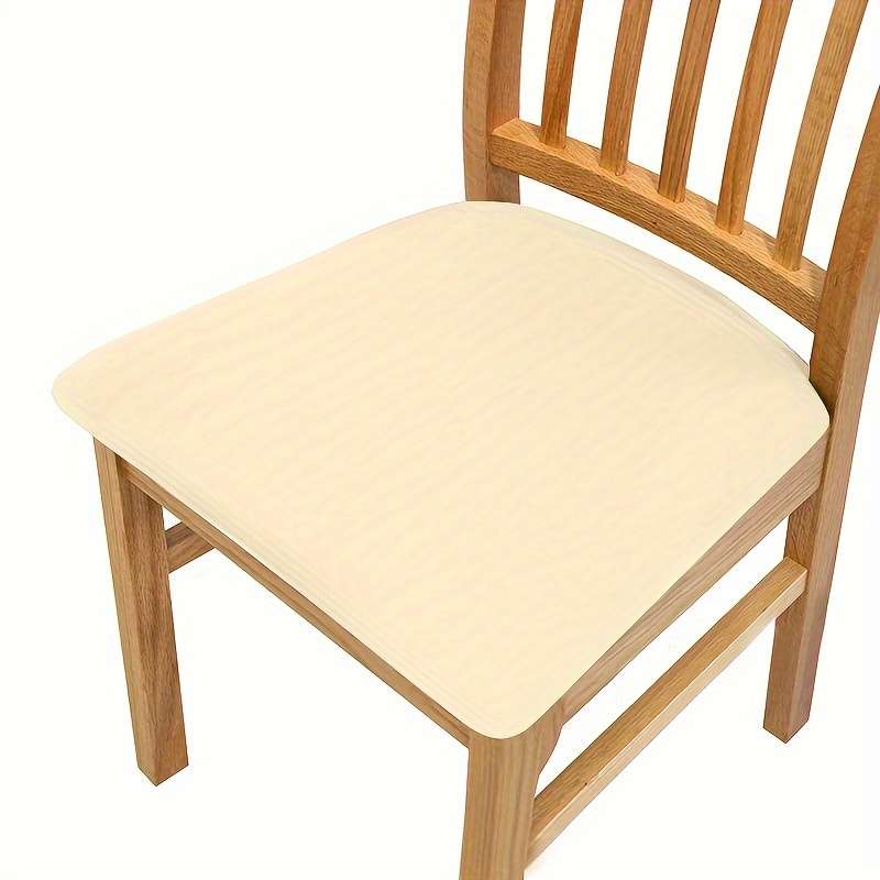 Set Of 4 Waterproof Elastic Milk Fiber Fabric Stool Covers