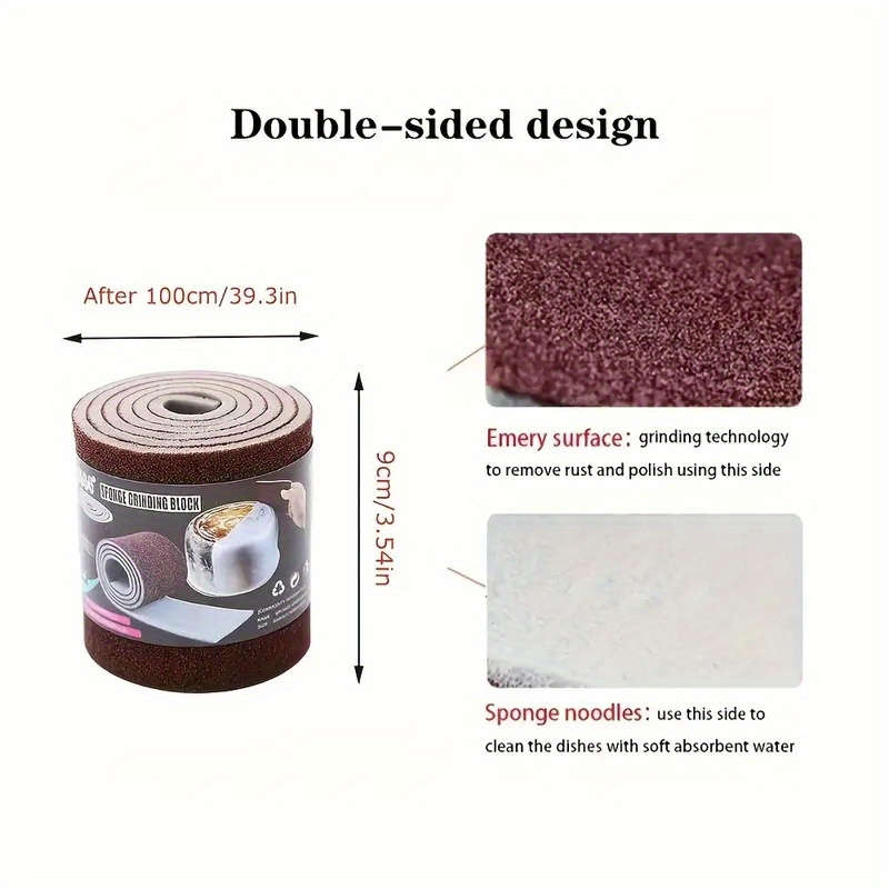 3pcs Stainless Steel Pot Cleaner Paste with Sponge