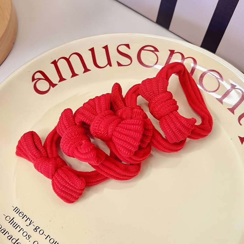 Red Hair Ties