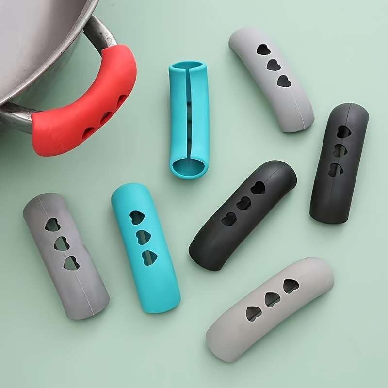 4-Pack Heat-Resistant Plastic Pot Handle Covers