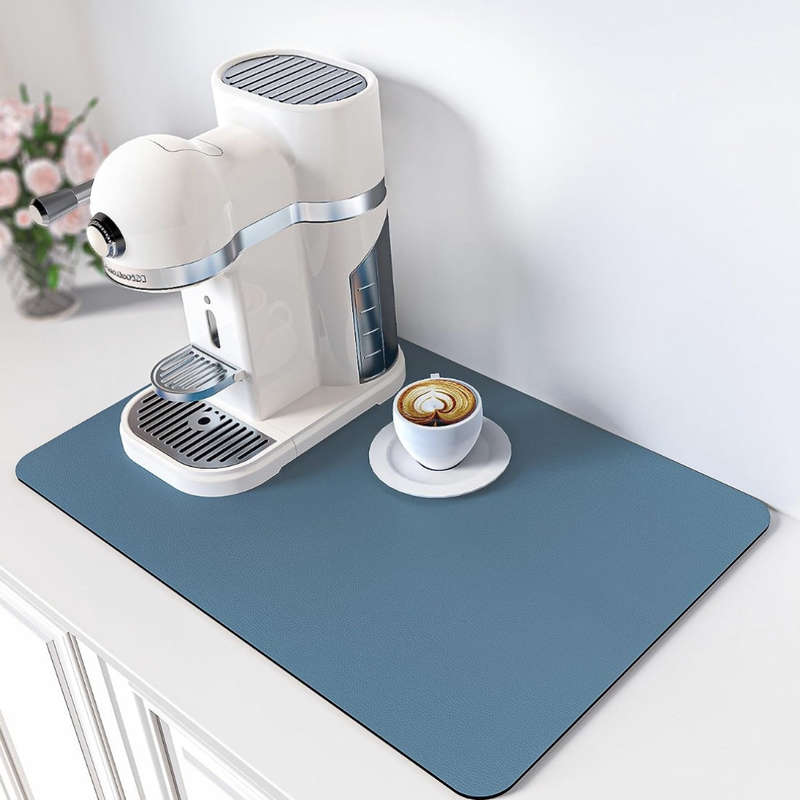 Kitchen Counter Dish Drying Mat