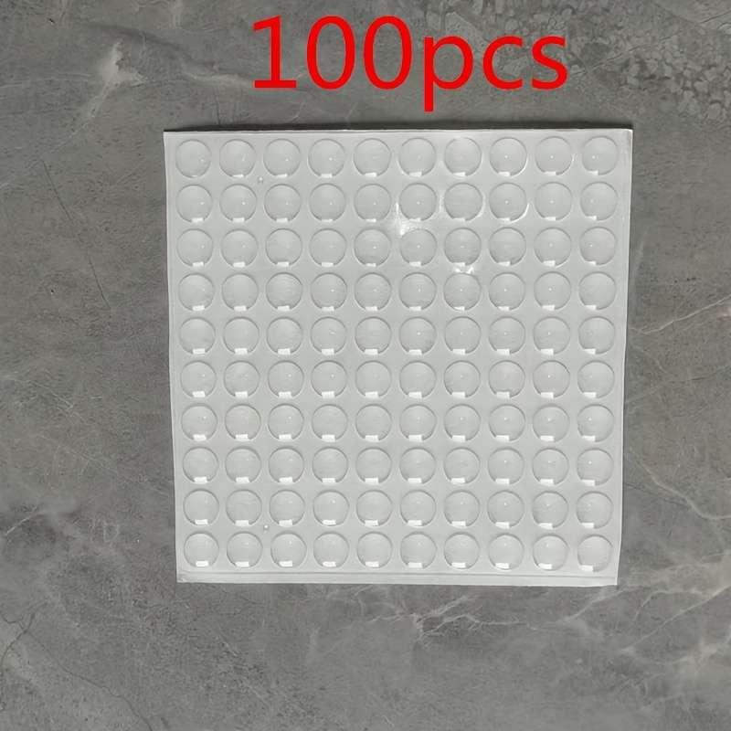 100pcs Self-Adhesive Rubber Door Stoppers