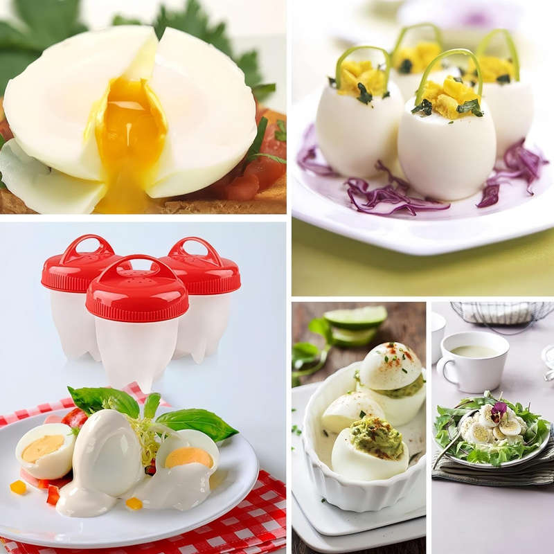 6-Pack Silicone Egg Poacher Set