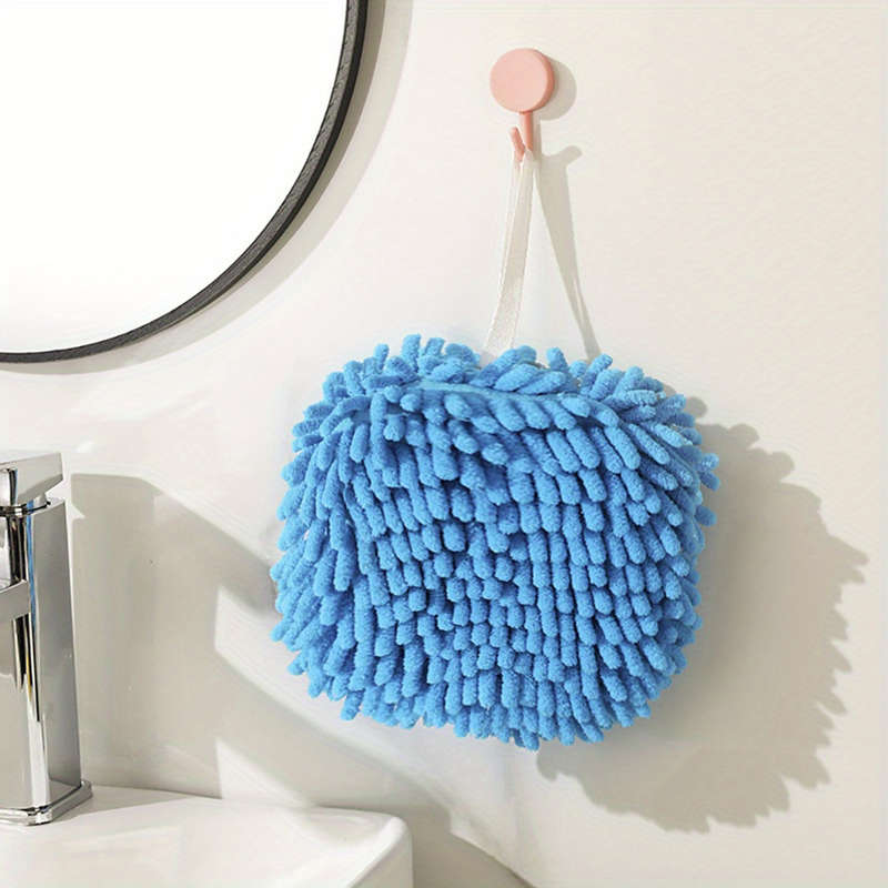 1pc Chenille Hand Towels For Bathroom