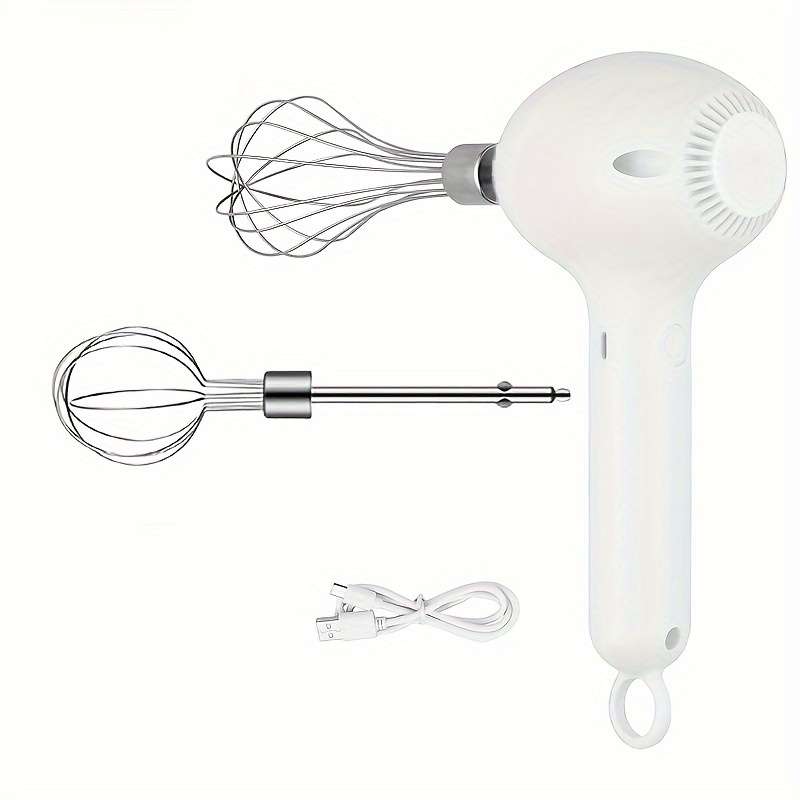 1pc Portable Cordless Electric Hand Mixer And Whisk