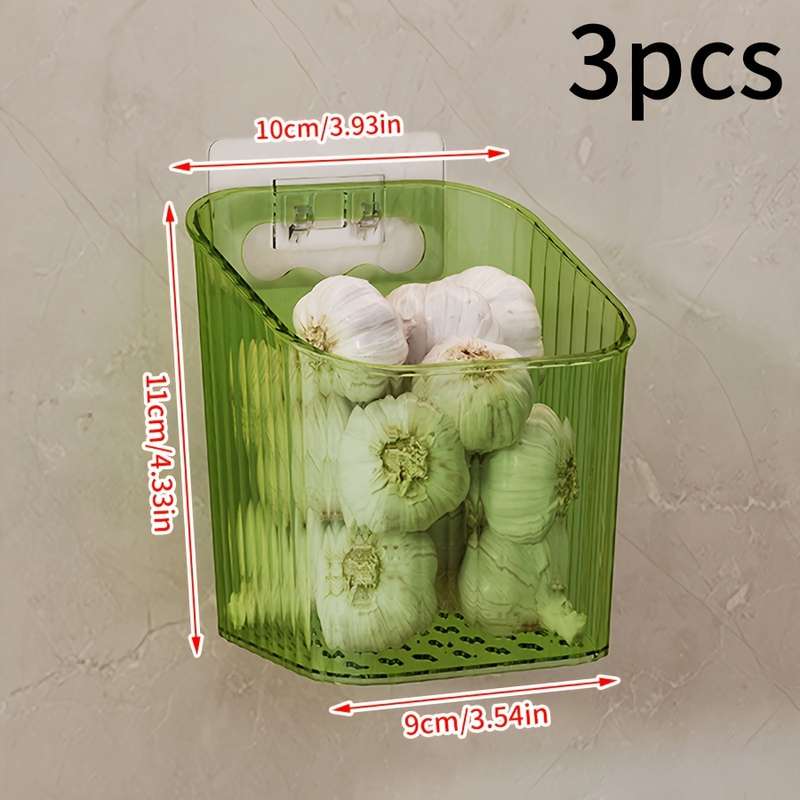 3pcs Plastic Storage Box