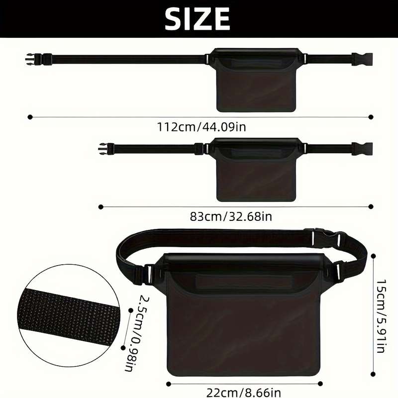 3-layer Waterproof Sealed High-Quality Waterproof PVC Swimming and Diving Bag