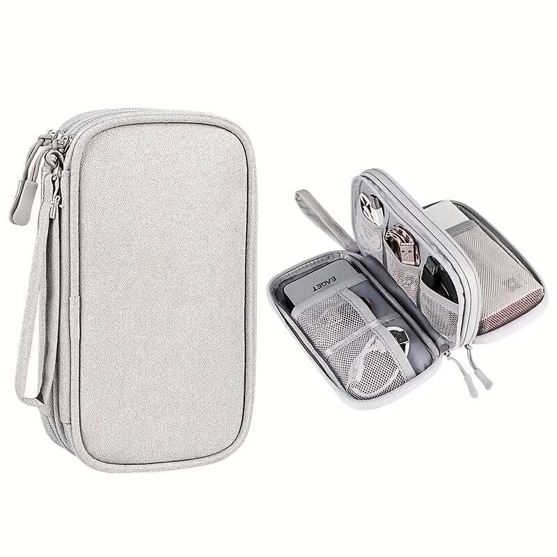 Double-Layer Travel Cable Organizer