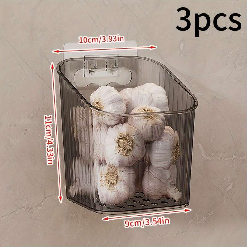 3pcs Plastic Storage Box