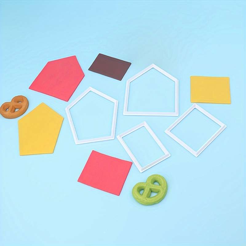 1pcs Polygon Pattern Fondant Mold
