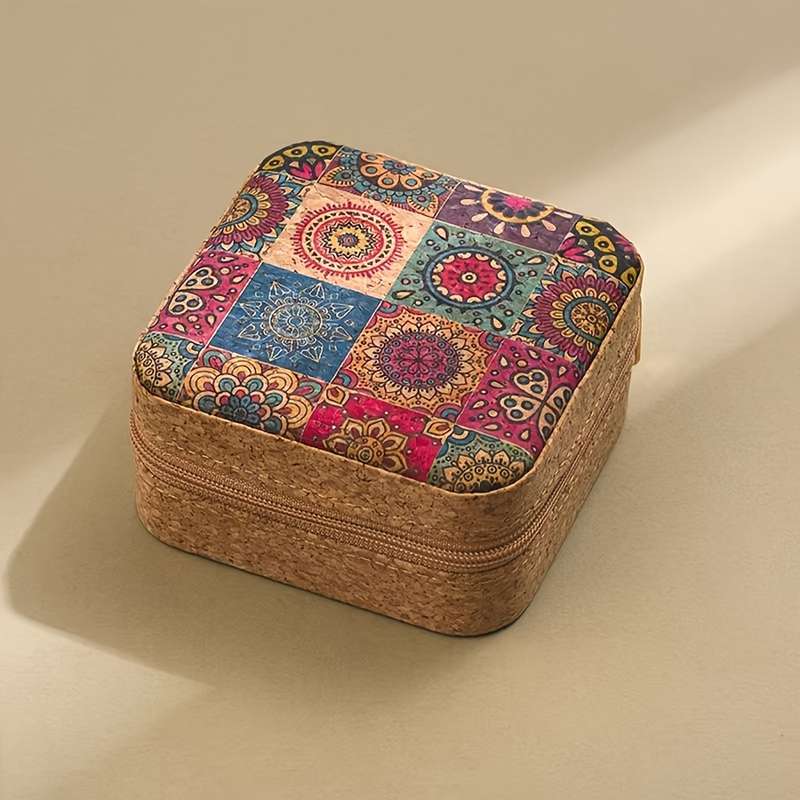 Vintage Floral Mini Jewelry Box