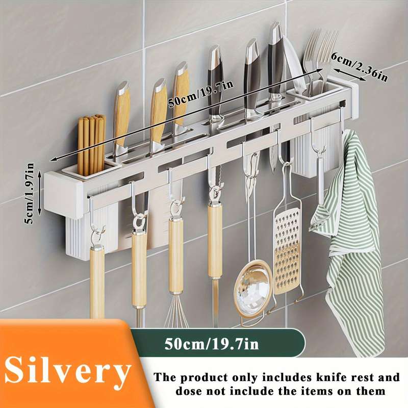 1pc Stainless Steel Knife Block