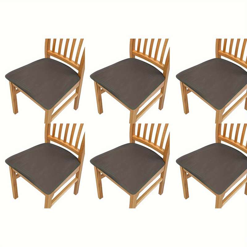 Set Of 4 Waterproof Elastic Milk Fiber Fabric Stool Covers