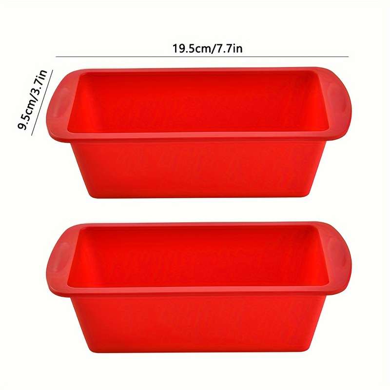 2pcsSilicone Loaf Pan
