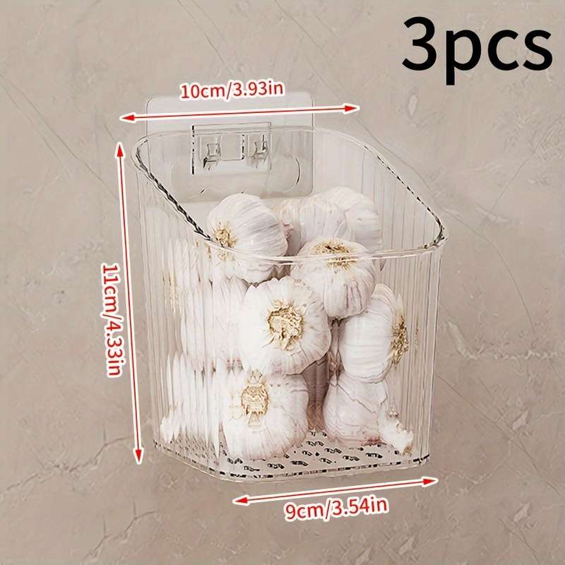 3pcs Plastic Storage Box