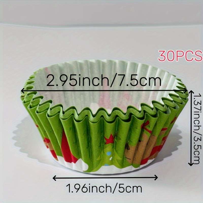 Christmas Series Of Cake Cups
