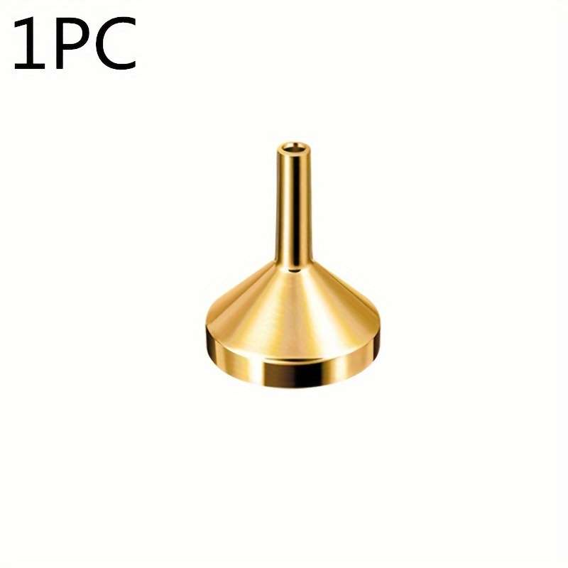 1/PCS Mini Kitchen Oil Liquid Funnel Metal Funnel With Detachable Filter Wide Mouth Funnel For Canni