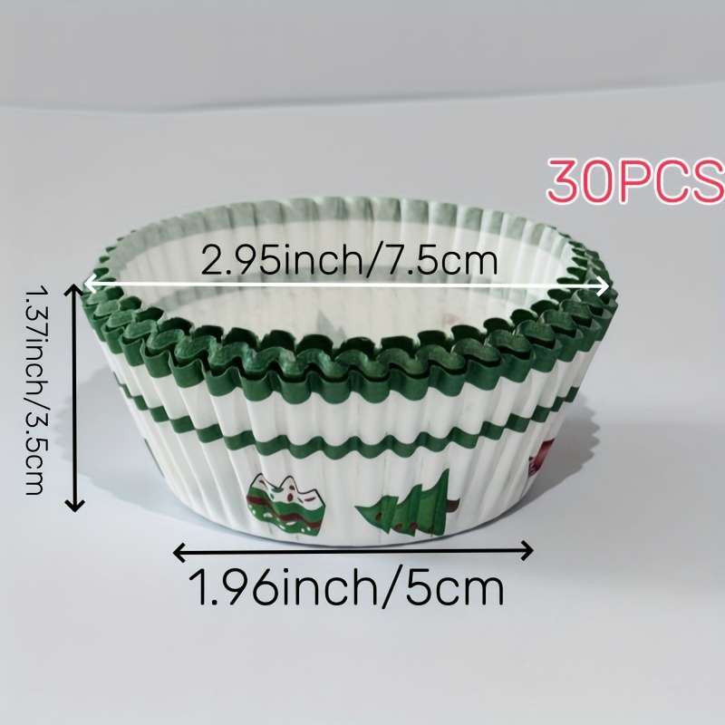 Christmas Series Of Cake Cups