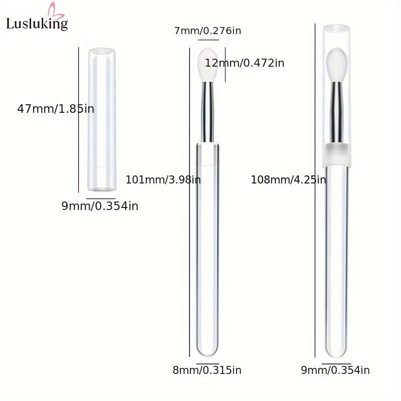 1pc Multifunctional Nail Art Silicone Applicator Stick