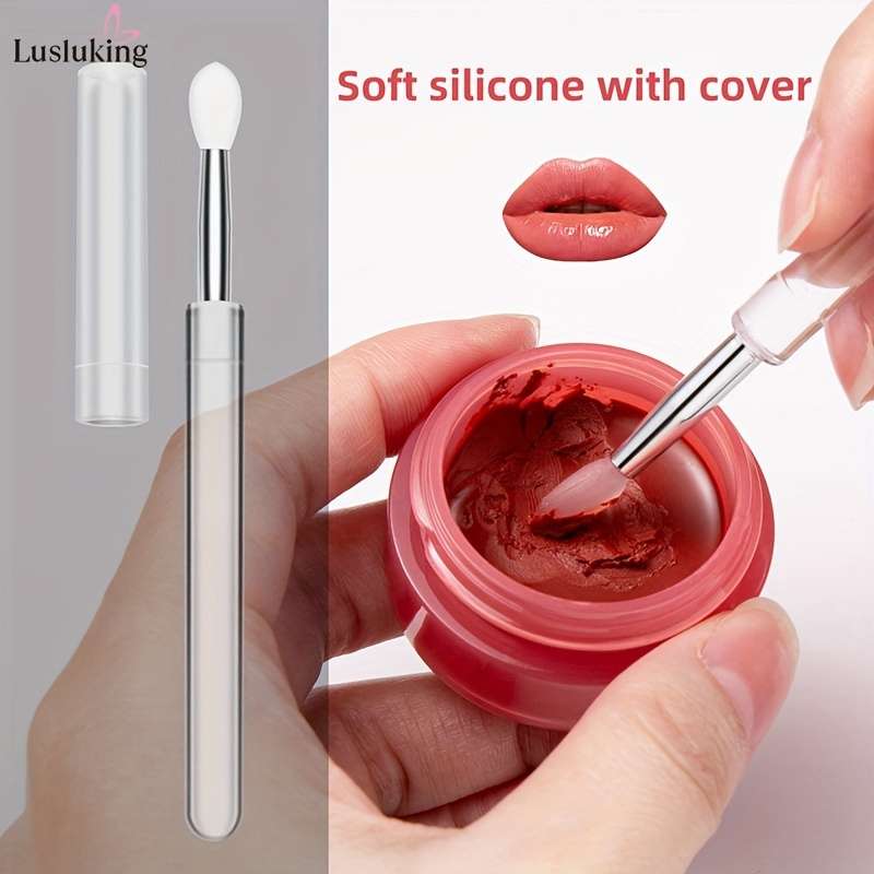 1pc Multifunctional Nail Art Silicone Applicator Stick