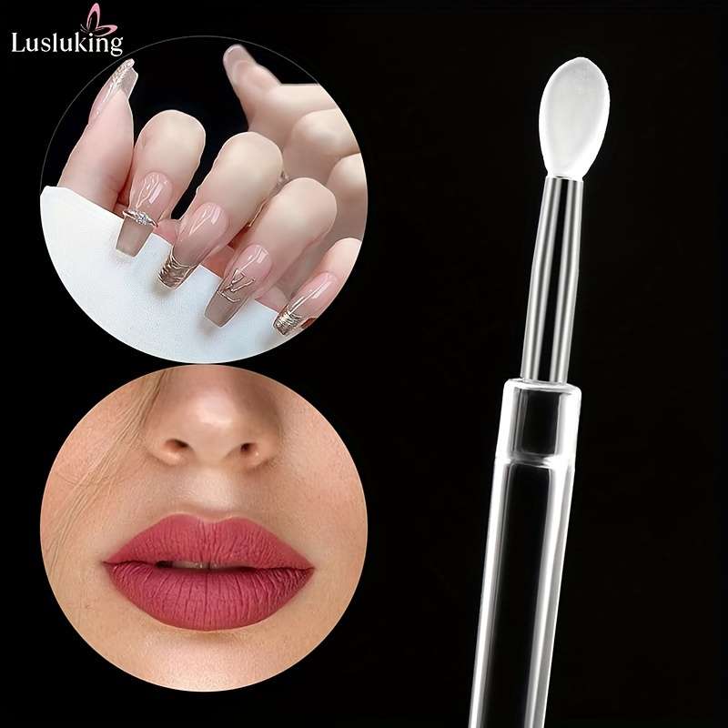 1pc Multifunctional Nail Art Silicone Applicator Stick