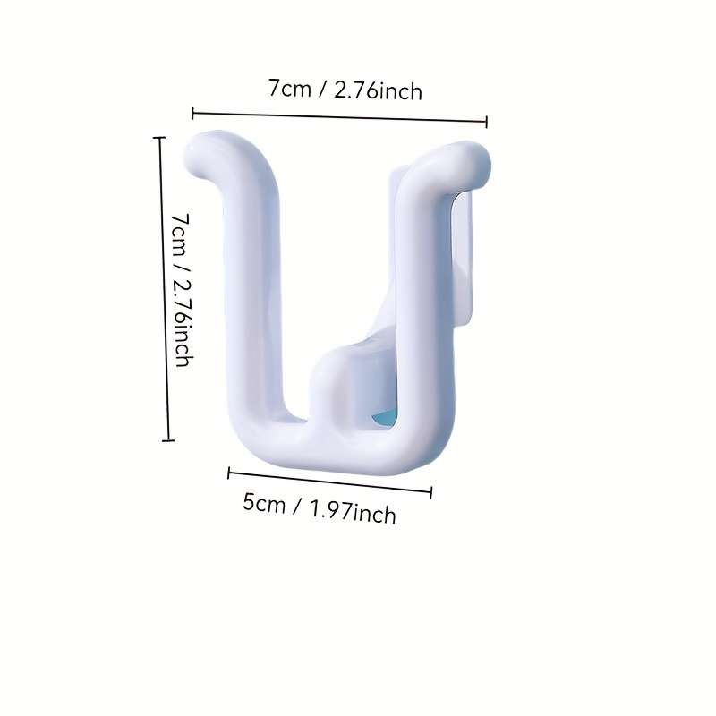 5pc Plastic Wall Mounted Shoe Rack