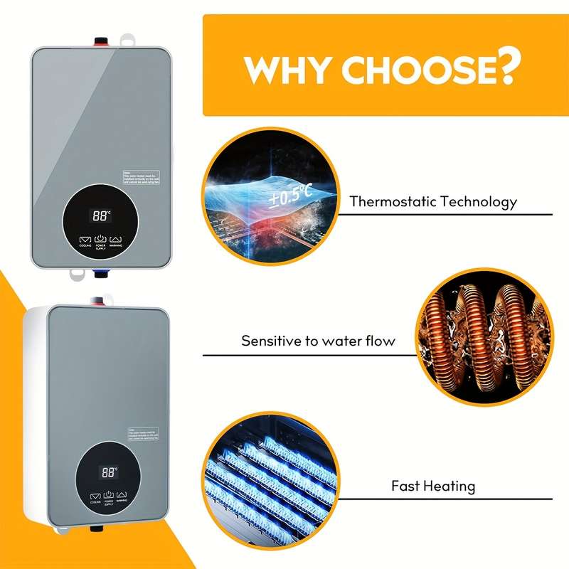 5500W Electric Tankless Water Heater