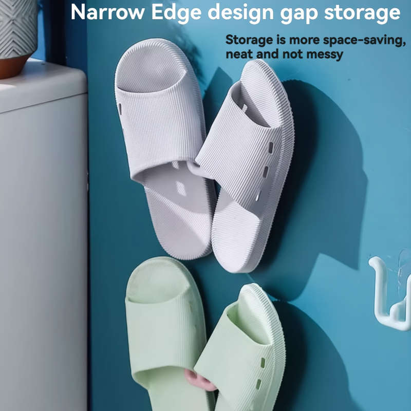 5pc Plastic Wall Mounted Shoe Rack