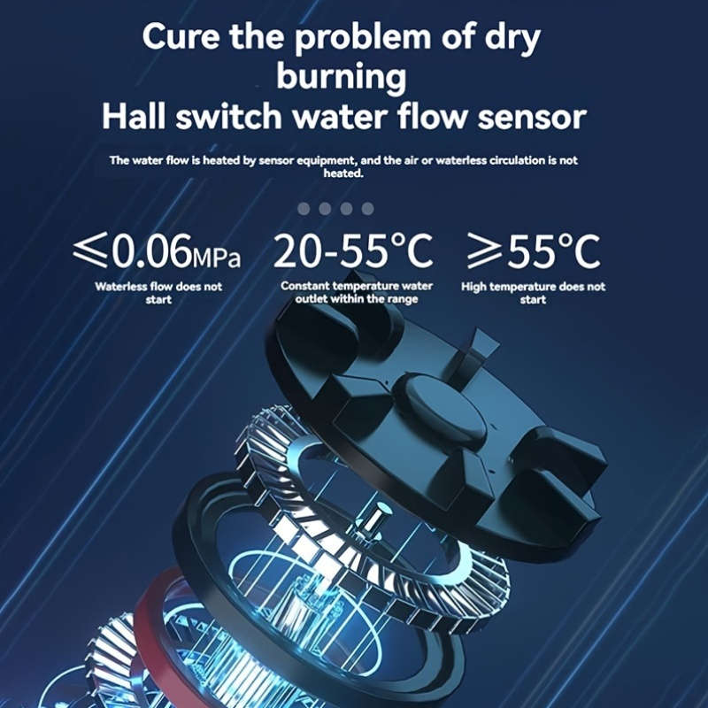 5500W 220V Electric Tankless Water Heater