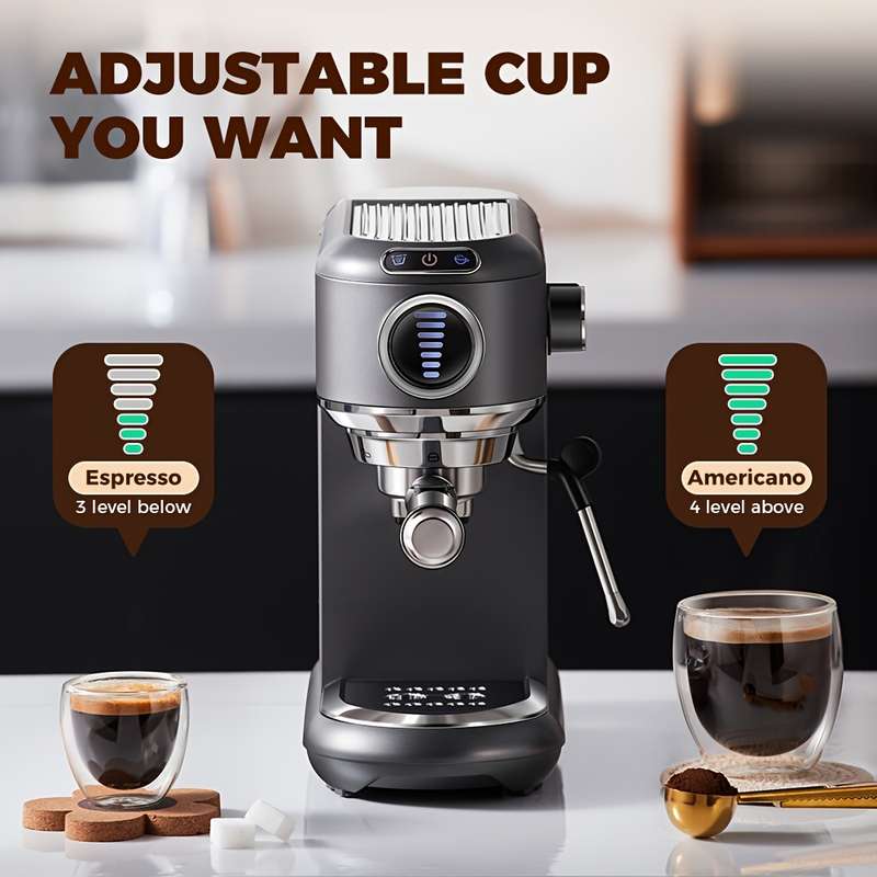 Stainless Steel Espresso Machine