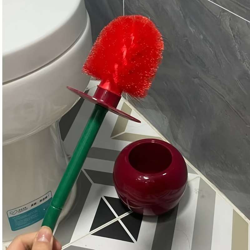 1 Set Of Novelty Cherry Toilet Brush