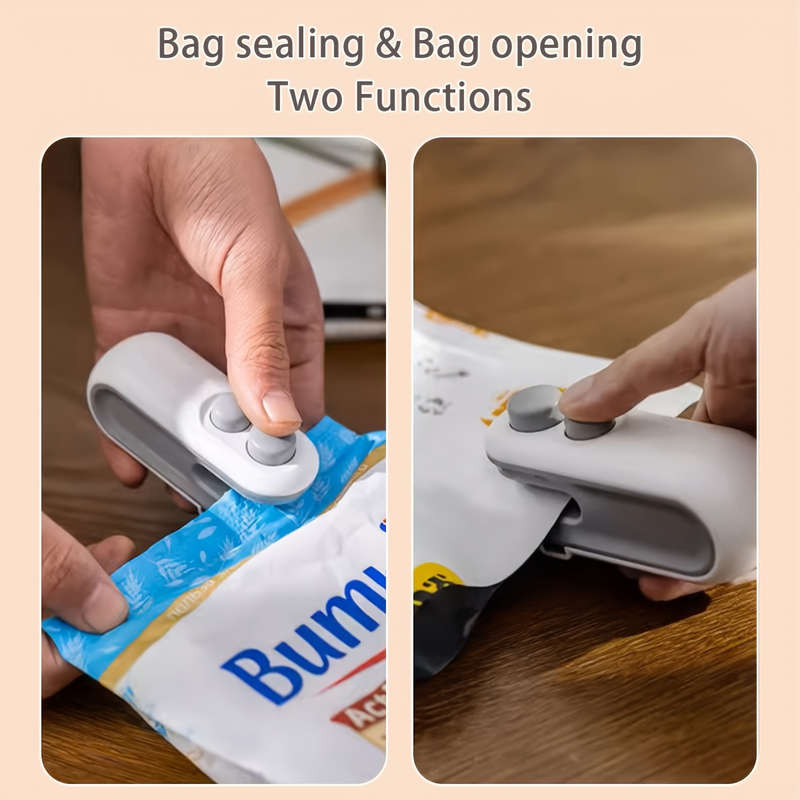 2 in 1 Rechargeable Mini Snack Bag Sealer