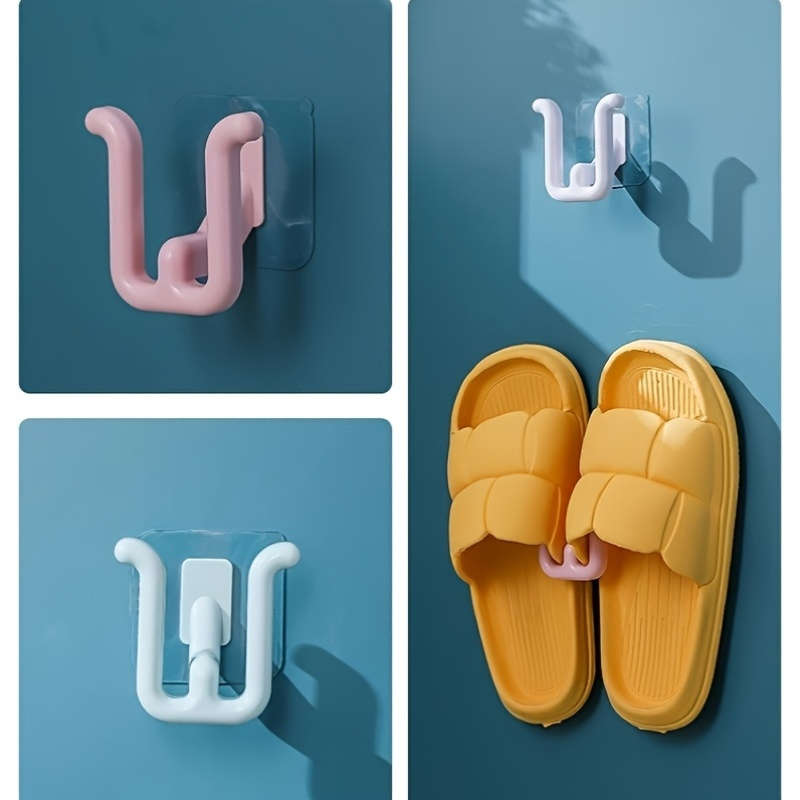 5pc Plastic Wall Mounted Shoe Rack