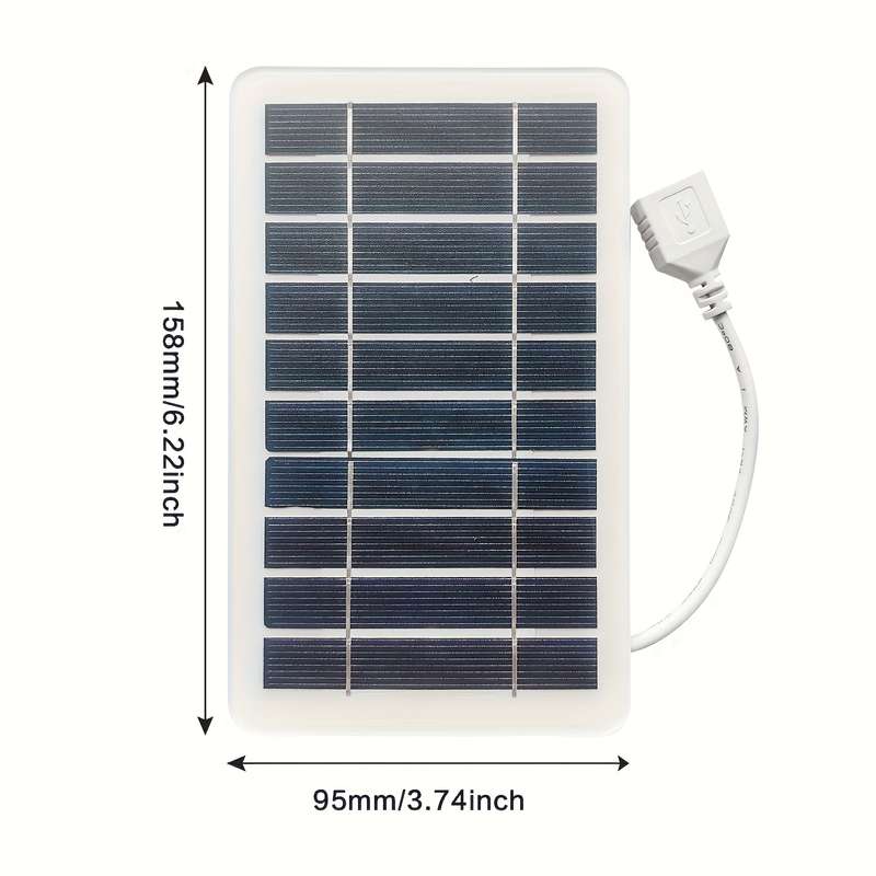 Solar Portable Charging Panel USB Charger